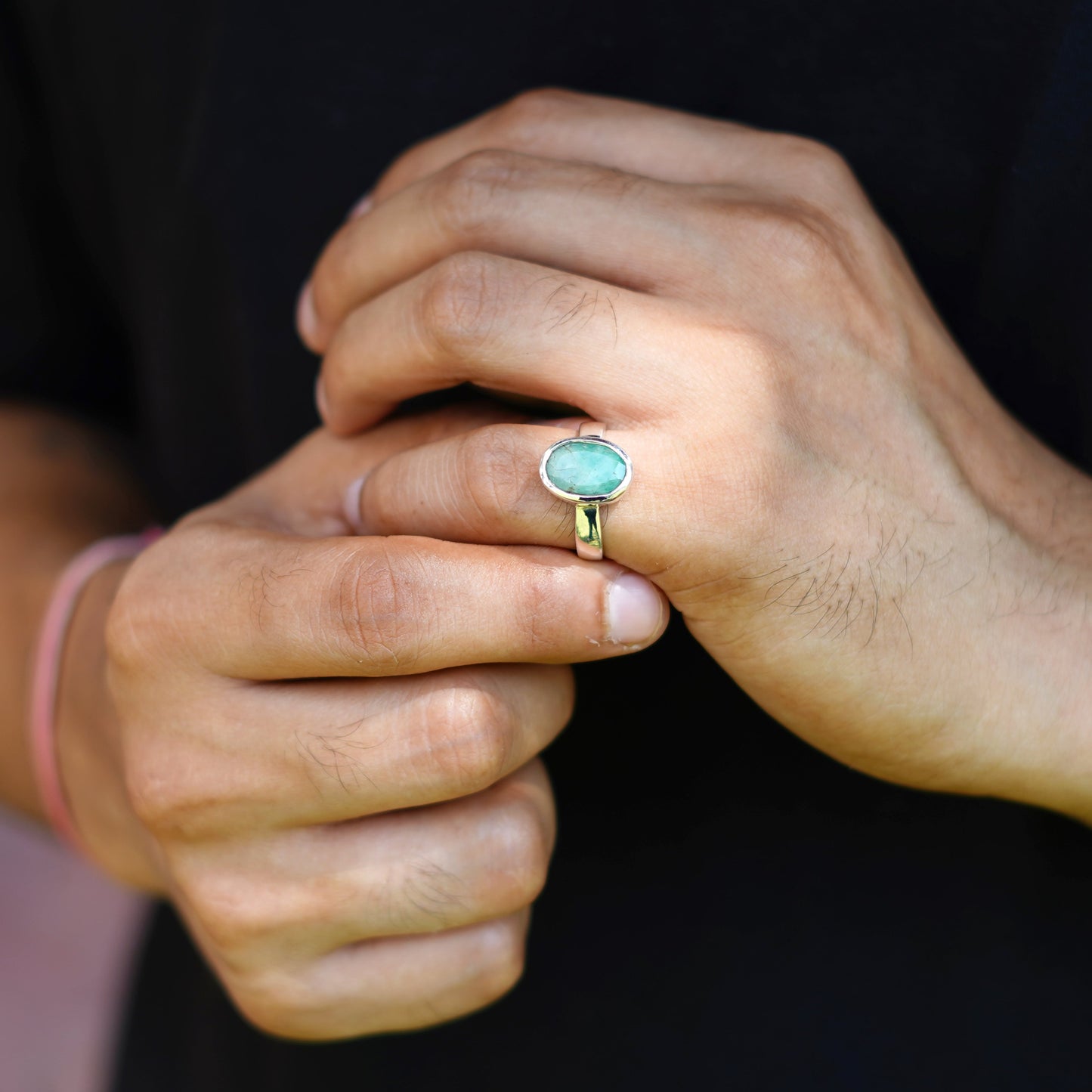 Natural Emerald Ring- 6.25 Carat/6.94 Ratti