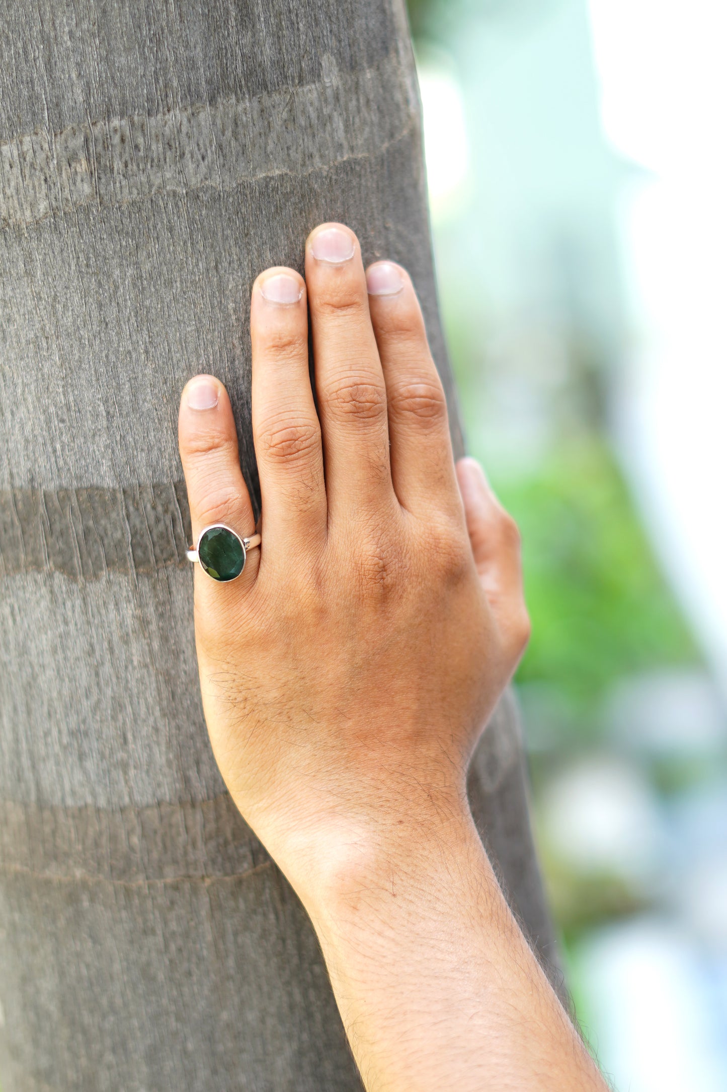 Natural Emerald Ring- 10.60 Carat/11.76 Ratti