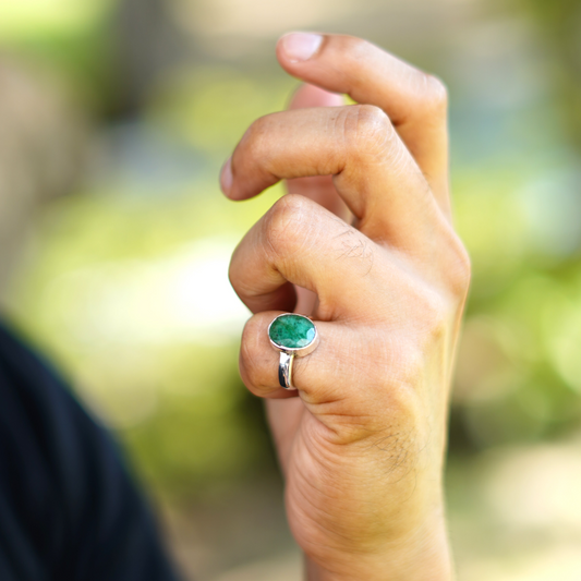 Natural Emerald Ring- 5.00 Carat/5.55 Ratti