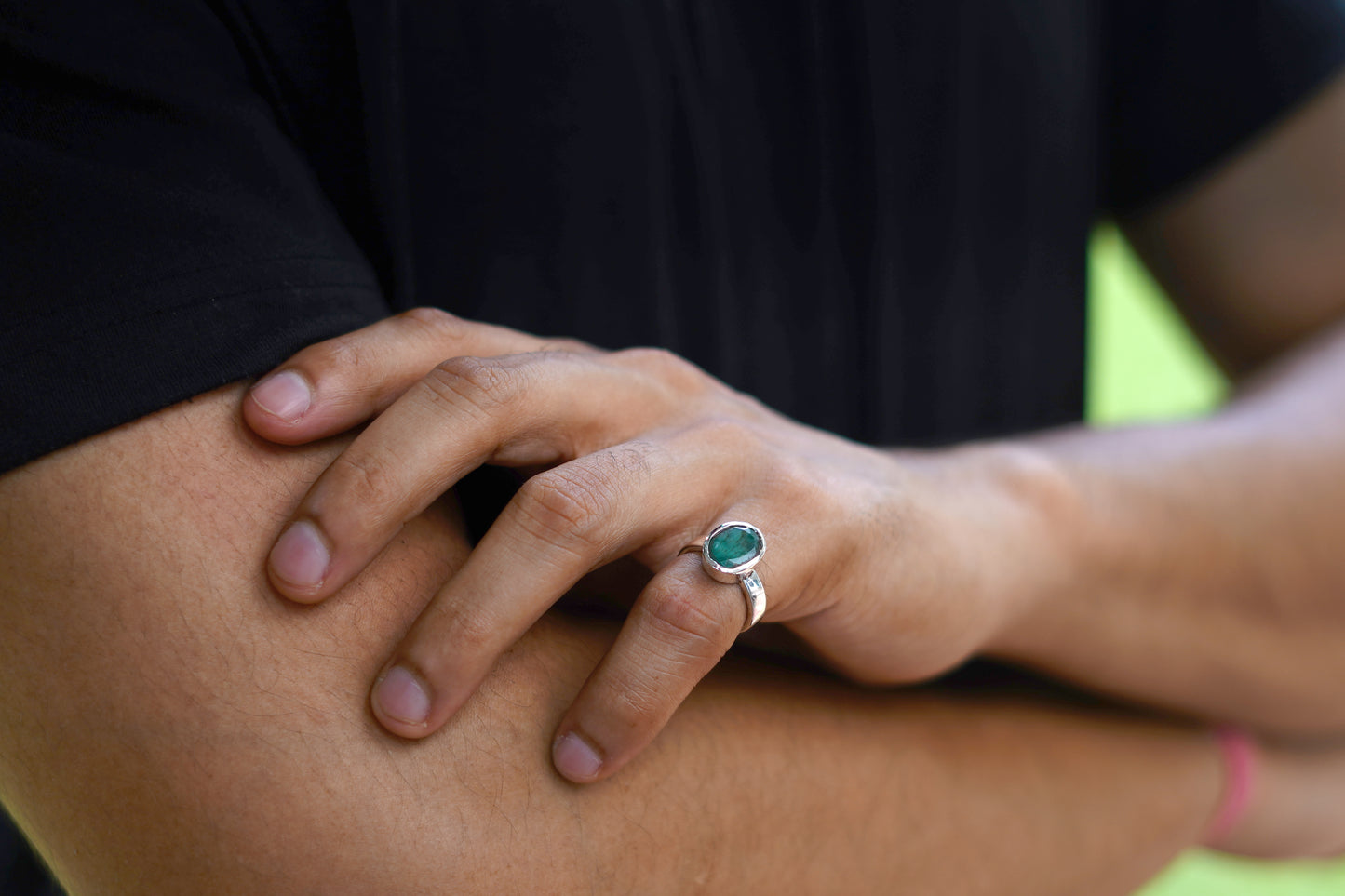 Natural Emerald Ring- 4.15 Carat/4.60 Ratti