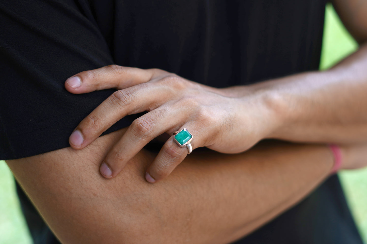 Natural Emerald Ring- 6.00 Carat/6.66 Ratti