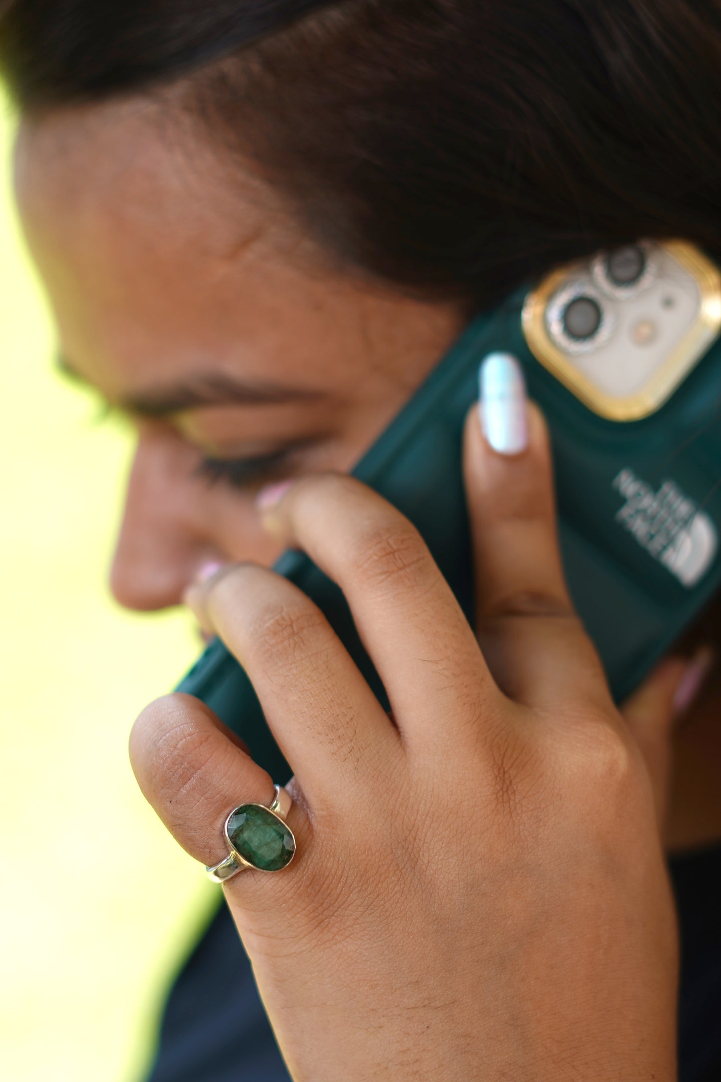 Natural Emerald Ring- 6.10 Carat/6.80 Ratti