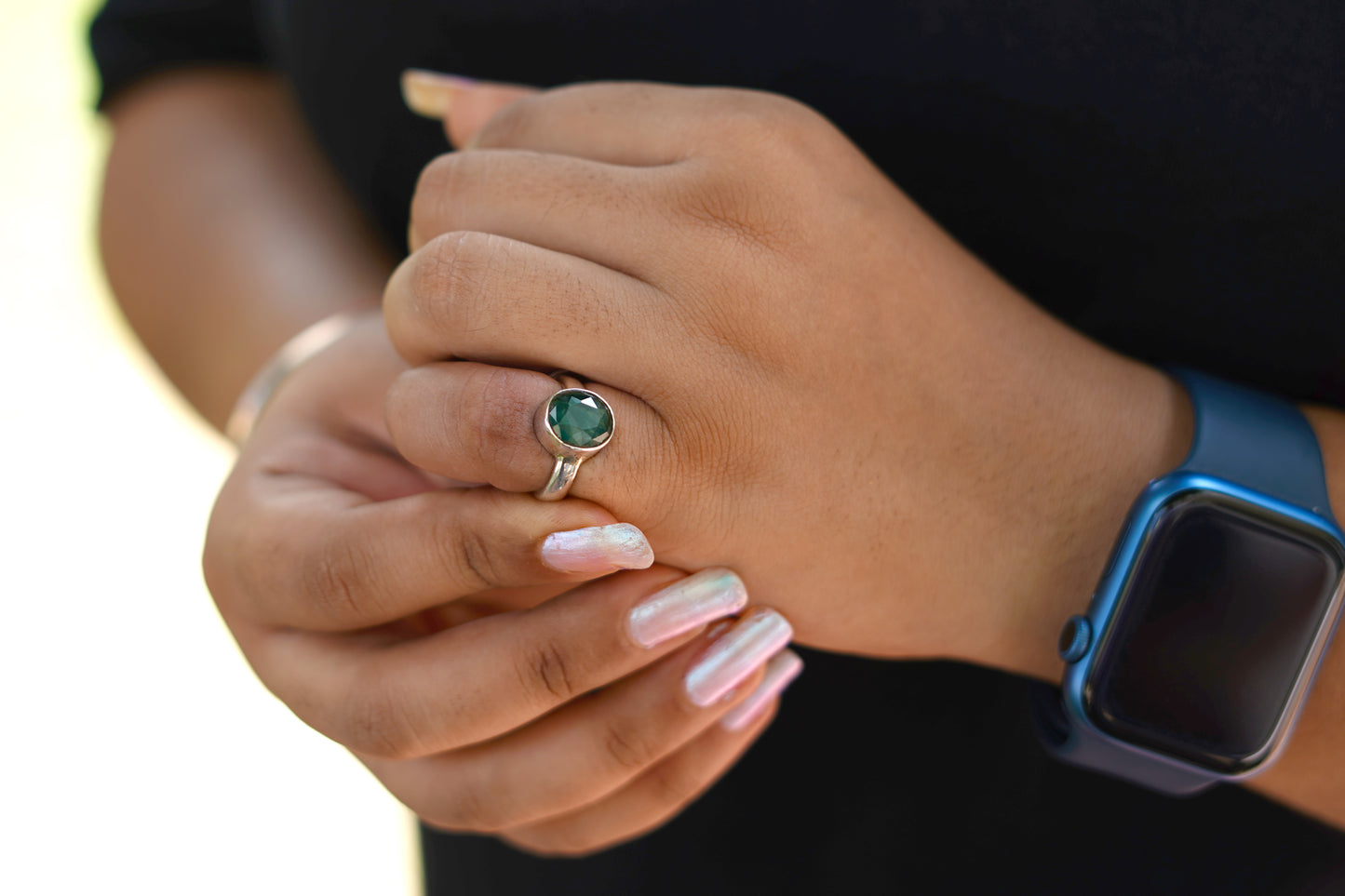 Natural Emerald Ring- 4.00 Carat/4.44 Ratti