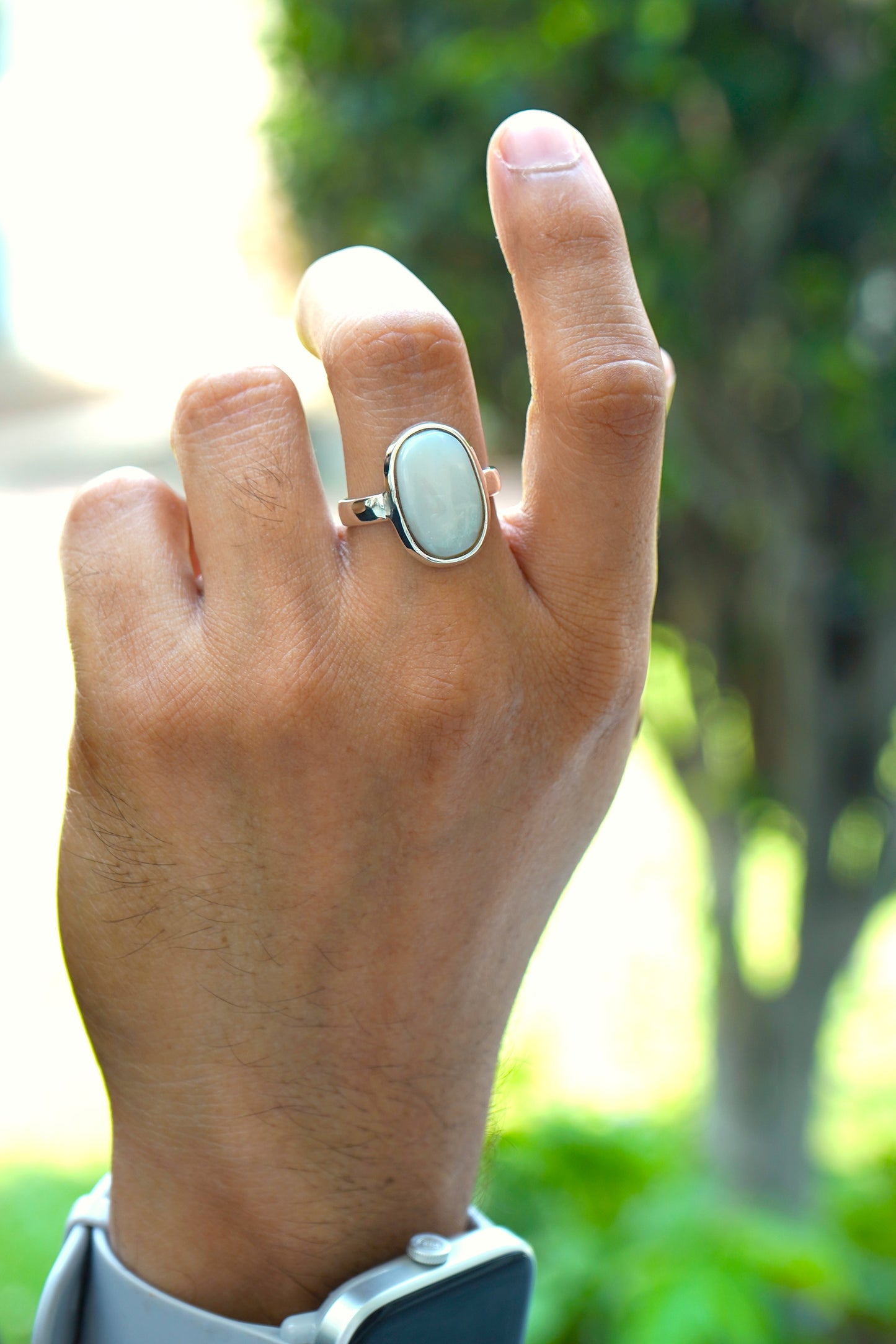 Australian Opal Ring - 6.00 Carat/6.66 Ratti