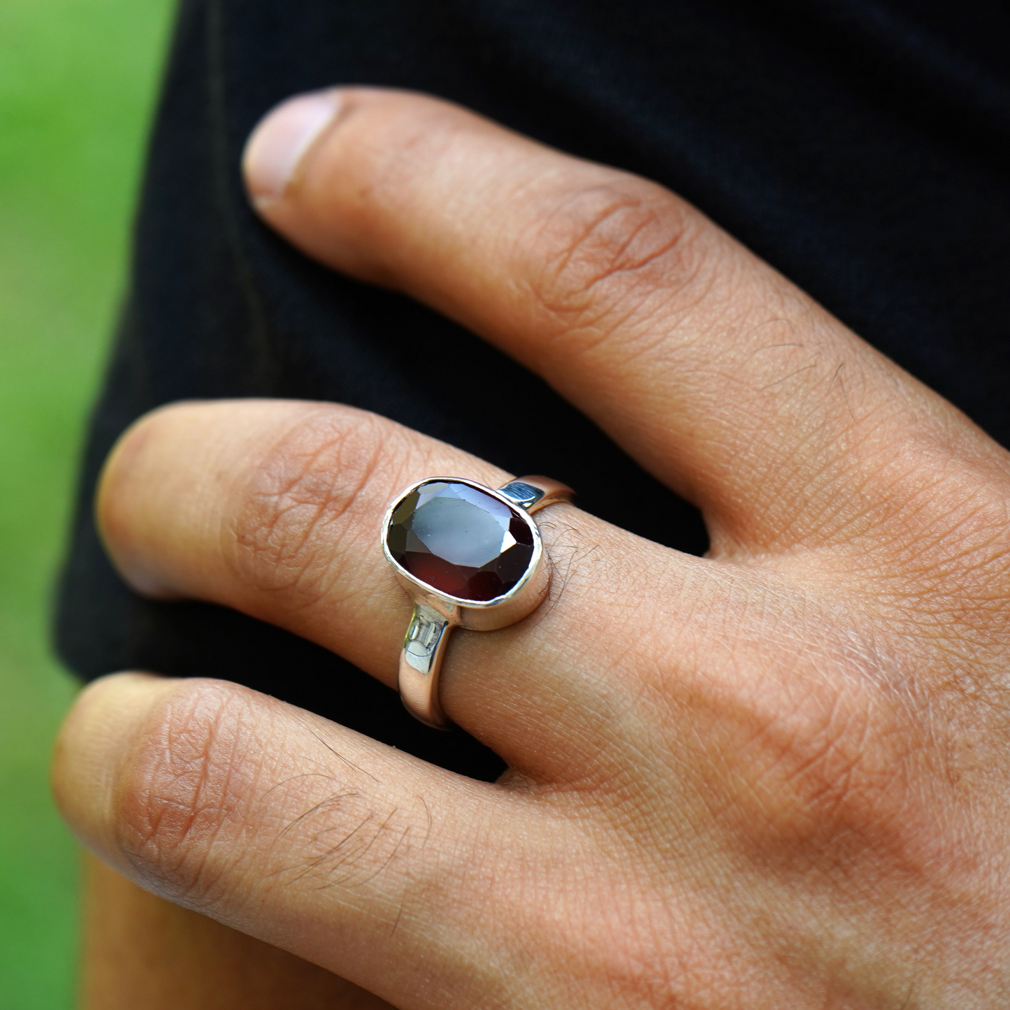 Natural Hessonite Ring - 5.40 Carat/6.00 Ratti