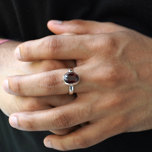 Natural Hessonite Ring - 5.15 Carat/5.69 Ratti