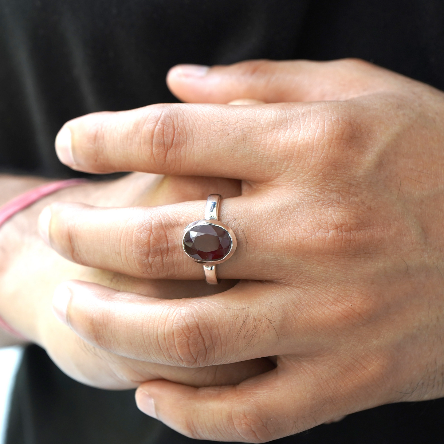 Natural Hessonite Ring - 6.50 Carat/7.22 Ratti