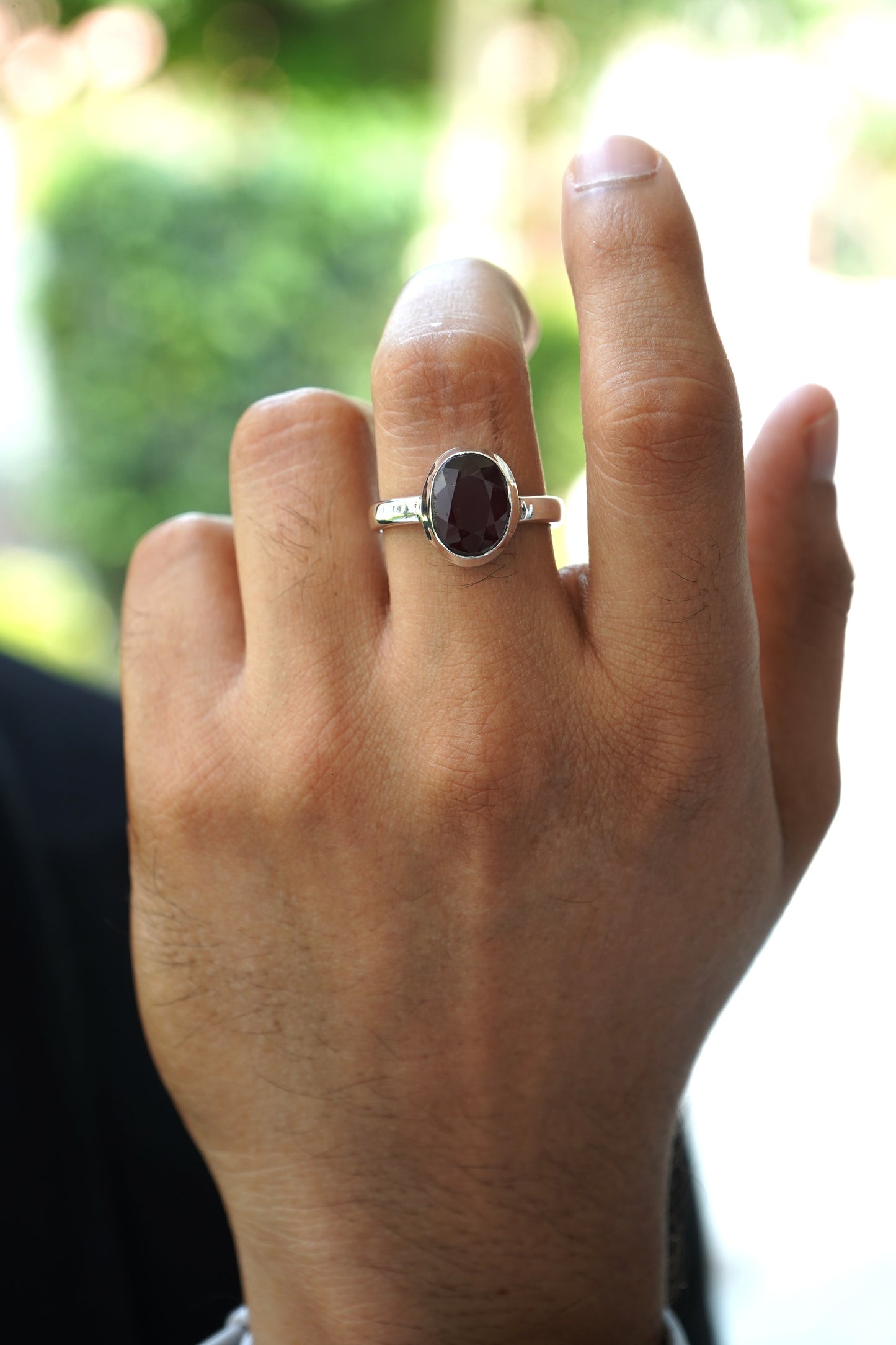 Natural Hessonite Ring - 6.50 Carat/7.22 Ratti