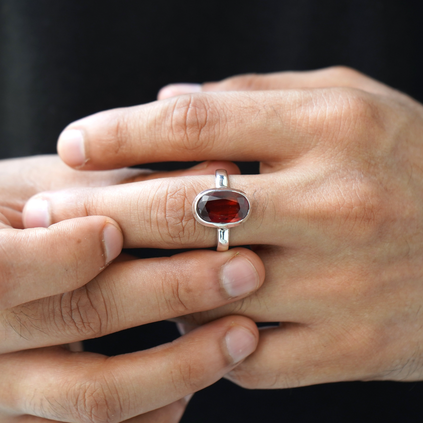 Natural Hessonite Ring - 6.00 Carat/6.66 Ratti