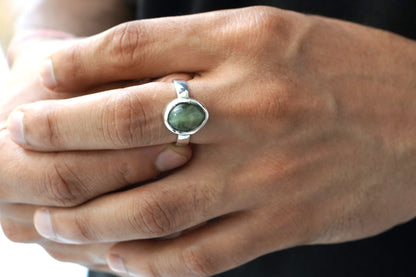 Natural Catseye Stone Ring - 5.50 Carat/6.11 Ratti