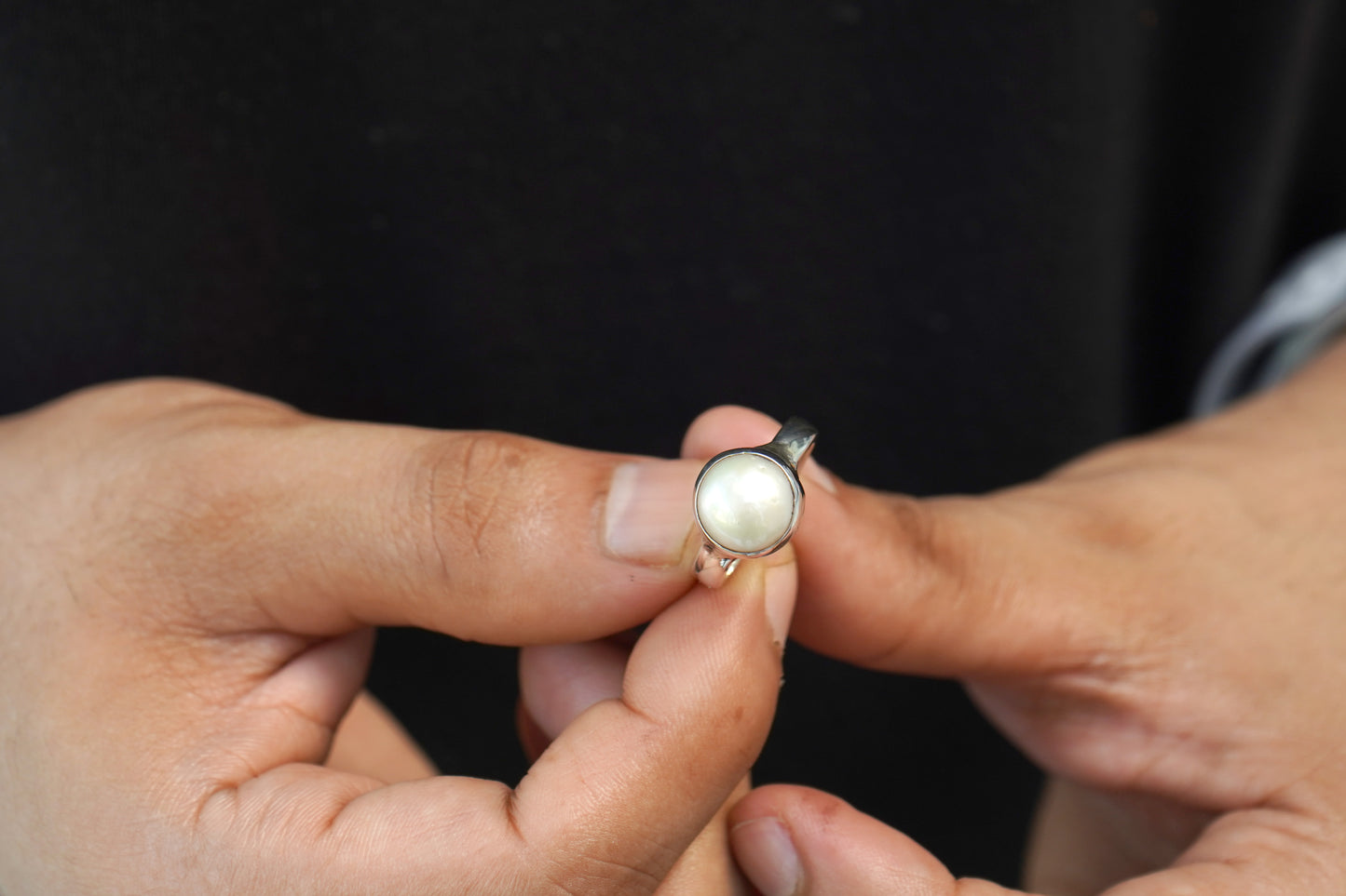 South Sea Pearl Ring - 5.60 Carats/6.22 Ratti