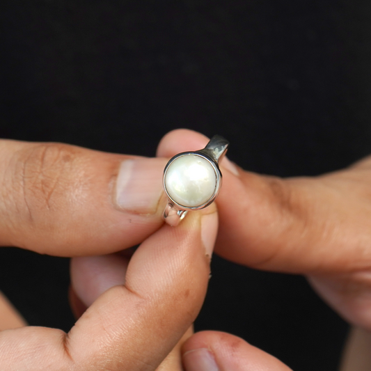 South Sea Pearl Ring - 5.60 Carats/6.22 Ratti