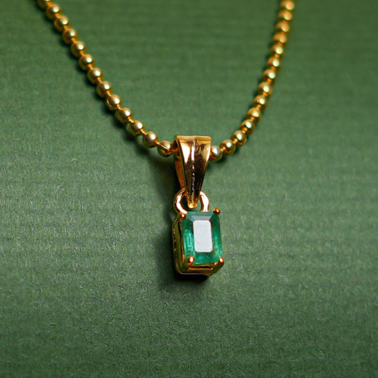 Natural Emerald Pendant - 1.60 Carat