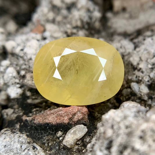 Natural Yellow Sapphire - 10.30 Carat/11.43 Ratti