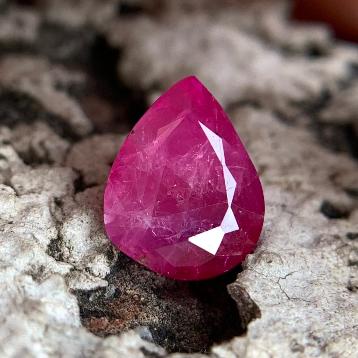 Natural Burmese Ruby - 3.73 Carats/4.14 Ratti