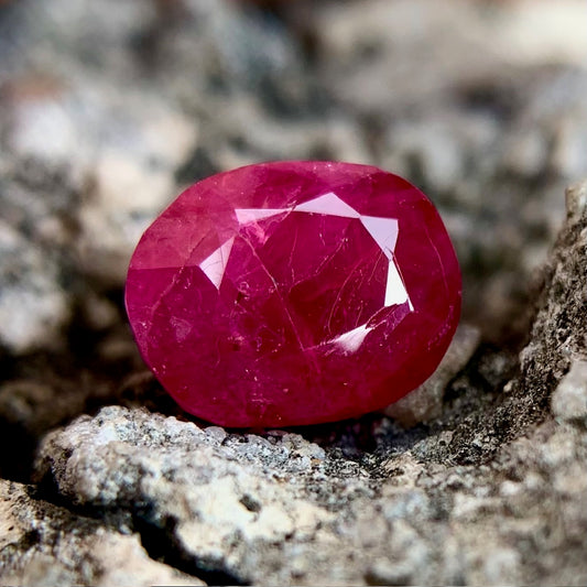 Natural Burmese Ruby - 4.28 Carats