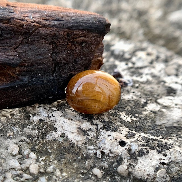 Natural Tiger's eye Stone - 8.35 Carat/9.26 Ratti