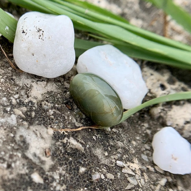 Natural Catseye stone - 6.40 Carat