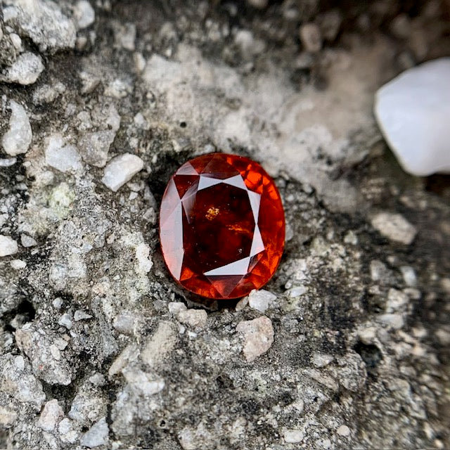 Natural Hessonite Garnet - 5.60 Carat/6.22 Ratti