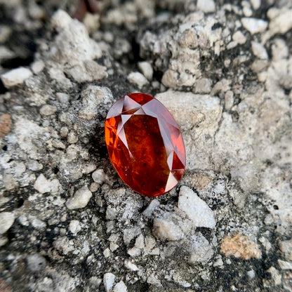Natural Hessonite Garnet - 5.40 Carat/6.00 Ratti