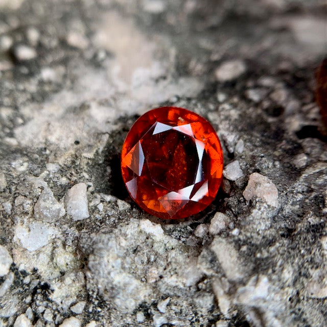 Natural Hessonite Garnet - 5.65 Carat/6.27 Ratti