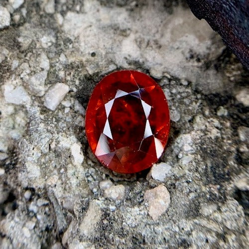 Natural Hessonite Garnet - 5.90 Carat/6.55 Ratti