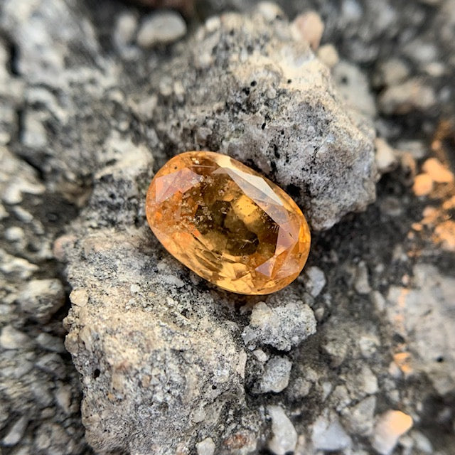 Natural Hessonite Garnet - 5.70 Carat/6.33 Ratti