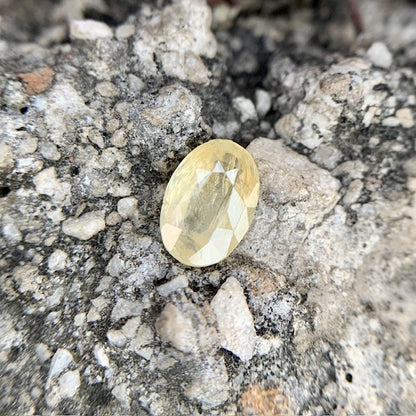 Natürlicher gelber Saphir – 2,70 Karat/3,00 Ratti