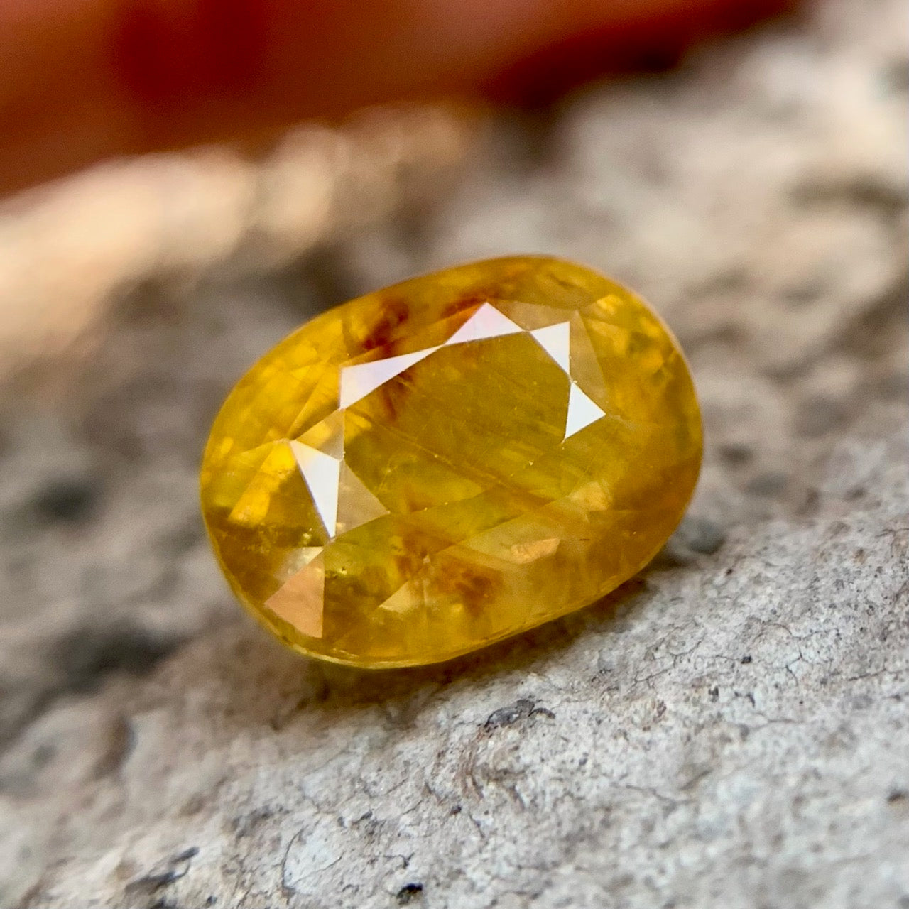 Natural Yellow Sapphire - 6.05 Carat/6.69 Ratti