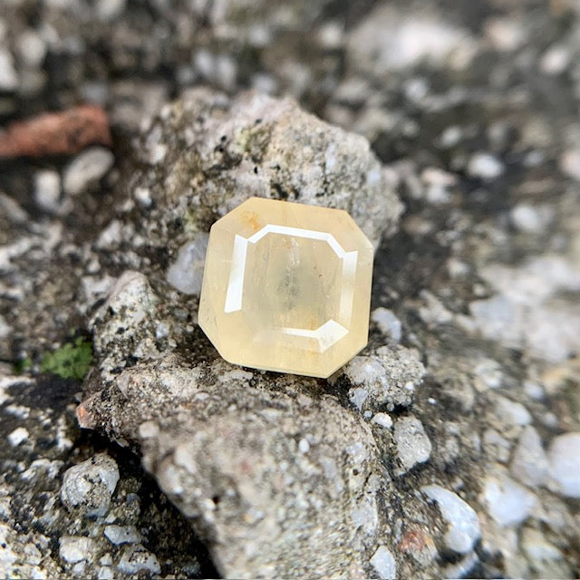 Natural Yellow Sapphire - 6.55 Carat/7.27 Ratti