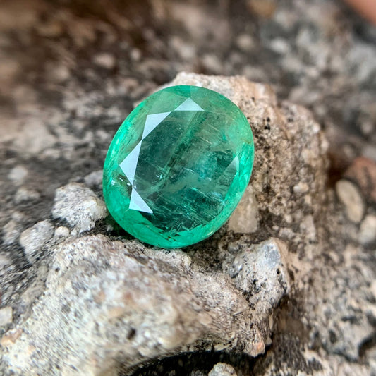 Zambian Emerald - 5.78 carat/6.42 Ratti