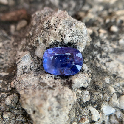Natürlicher blauer Saphir – 3,48 Karat/3,86 Ratti