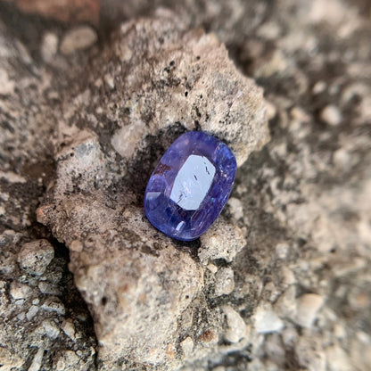 Natürlicher blauer Saphir – 3,48 Karat/3,86 Ratti