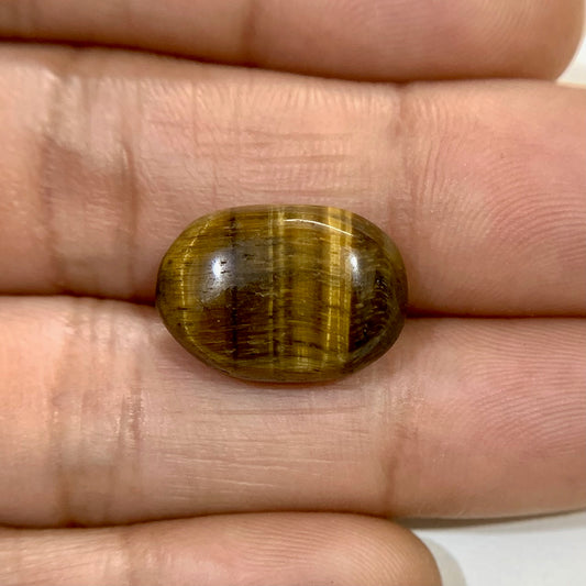 Natural Tiger's eye Stone - 11.26 Carat/12.49 Ratti