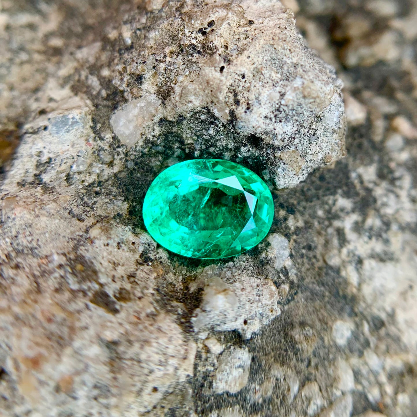 Natural Columbian Emerald - 1.30 carat/1.44 Ratti