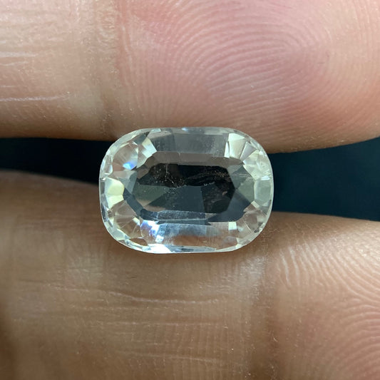 Natural White Topaz - 5.77 Carat/6.40 Ratti