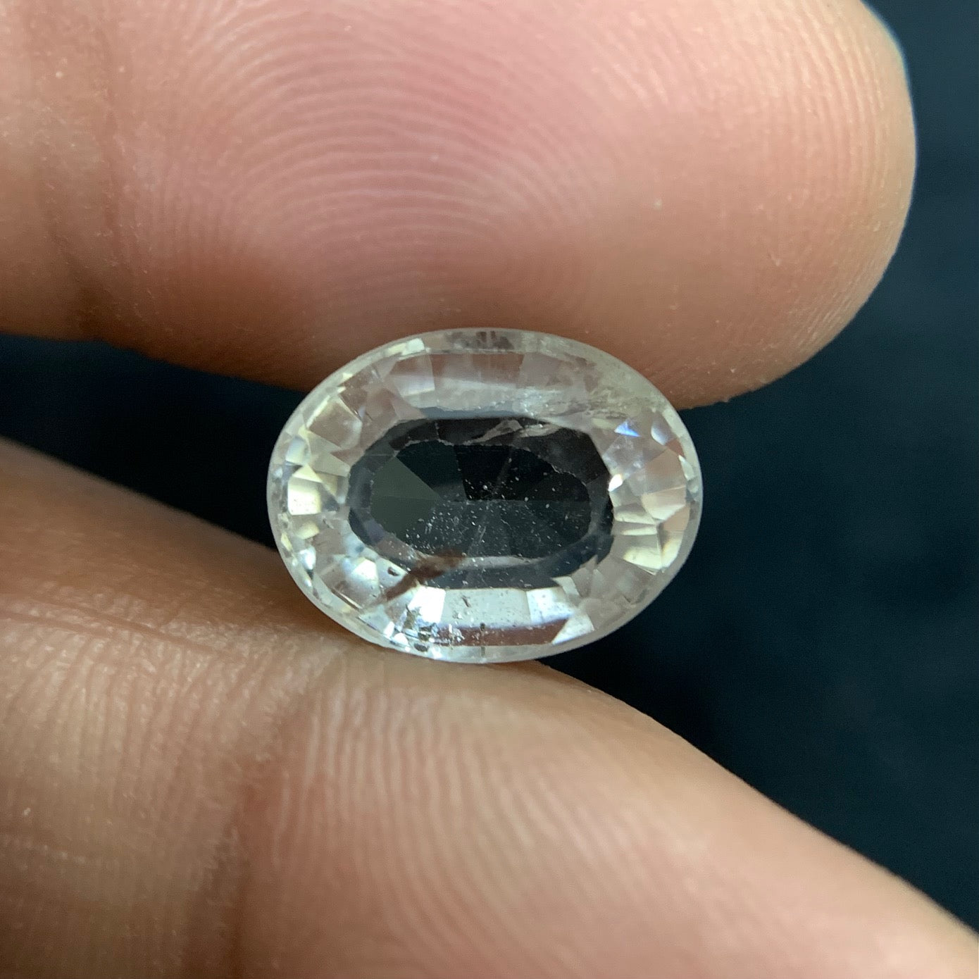 Natural White Topaz - 6.46 Carat/7.17 Ratti