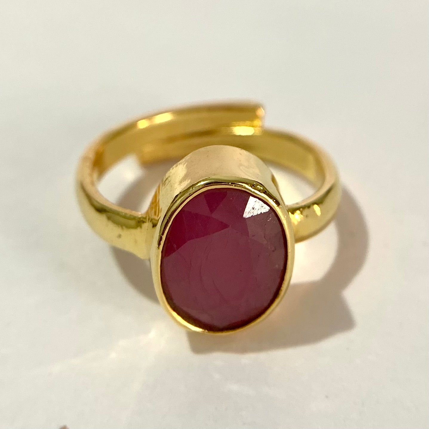 Natural Ruby Ring - 6.50 Carats/7.21 Ratti