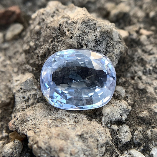 Ceylon Blue Sapphire - 7.19 Carat/8.00 Ratti