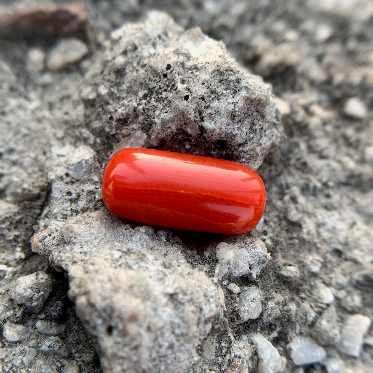 Natural Red Coral - 4.45 Carat/4.94 Ratti