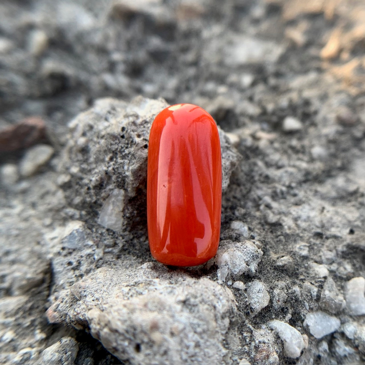 Natural Red Coral - 4.65 Carat/5.16 Ratti