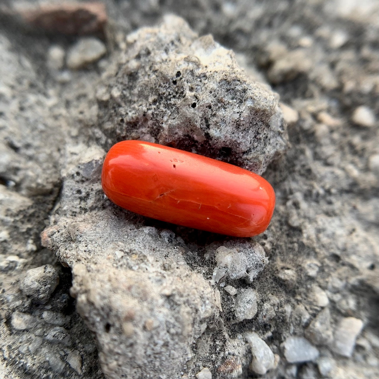 Natural Red Coral - 4.60 Carat/5.10 Ratti