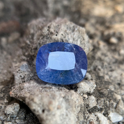 Natürlicher blauer Saphir – 6,78 Karat/7,53 Ratti
