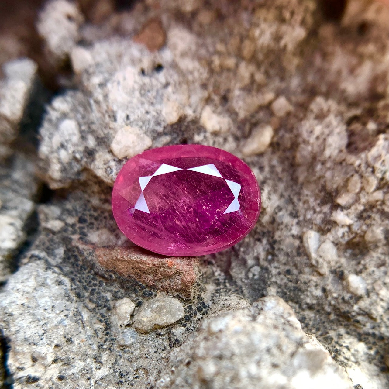 Natural Ruby - 3.95 Carats/4.38 Ratti