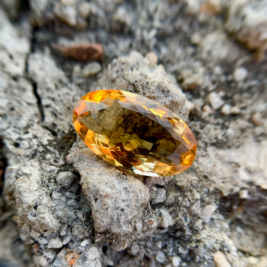 Natural Citrine - 12.12 Carat/13.45 Ratti