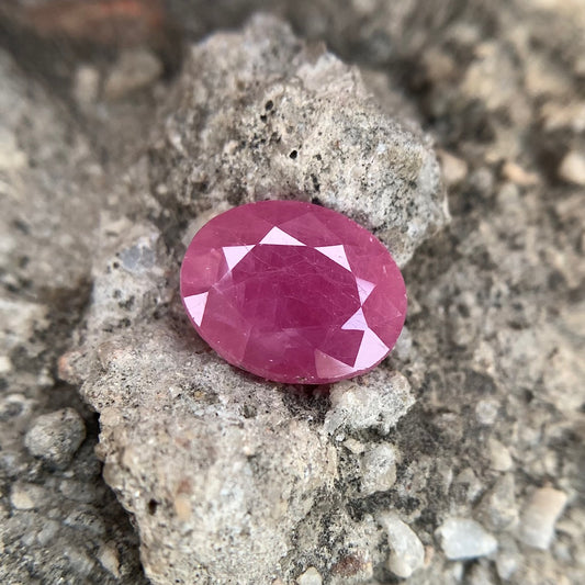 Natural Ruby - 6.42 Carats/7.13 Ratti