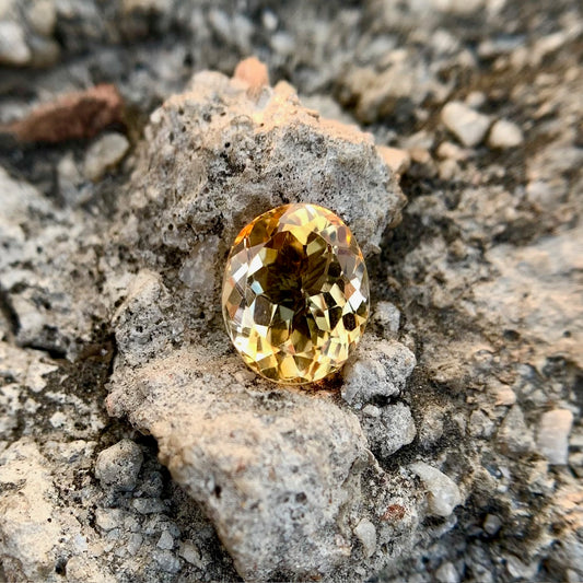 Natürlicher Citrin - 4,25 Karat/4,72 Ratti