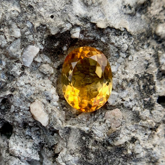 Natural Citrine - 3.45 Carat/3.83 Ratti