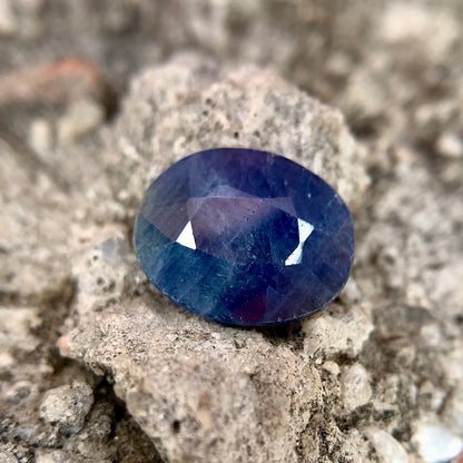 Natürlicher blauer Saphir – 8,40 Karat/9,32 Ratti