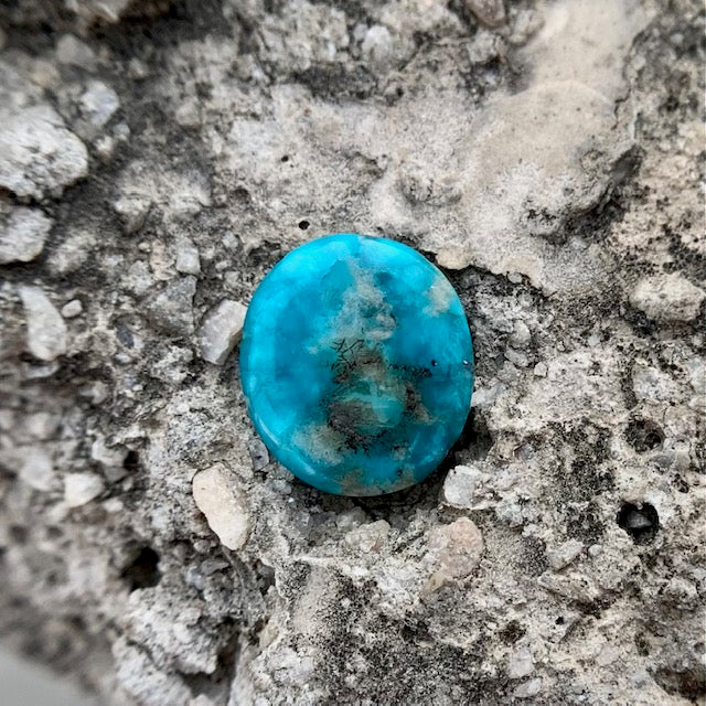 Natural Turquoise - 4.70 Carat/5.21 Ratti